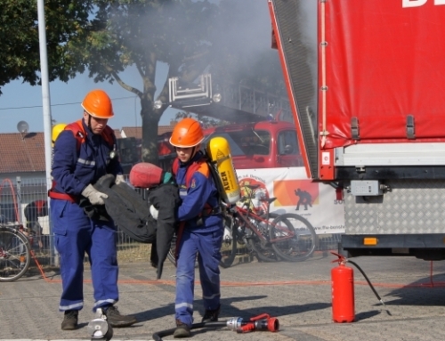 Steffen Elgner von der Jugendfeuerwehr Bensheim-Mitte