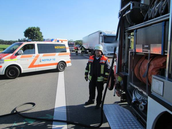 03.03.2016 Verkehrsunfall Bundesautobahn 5