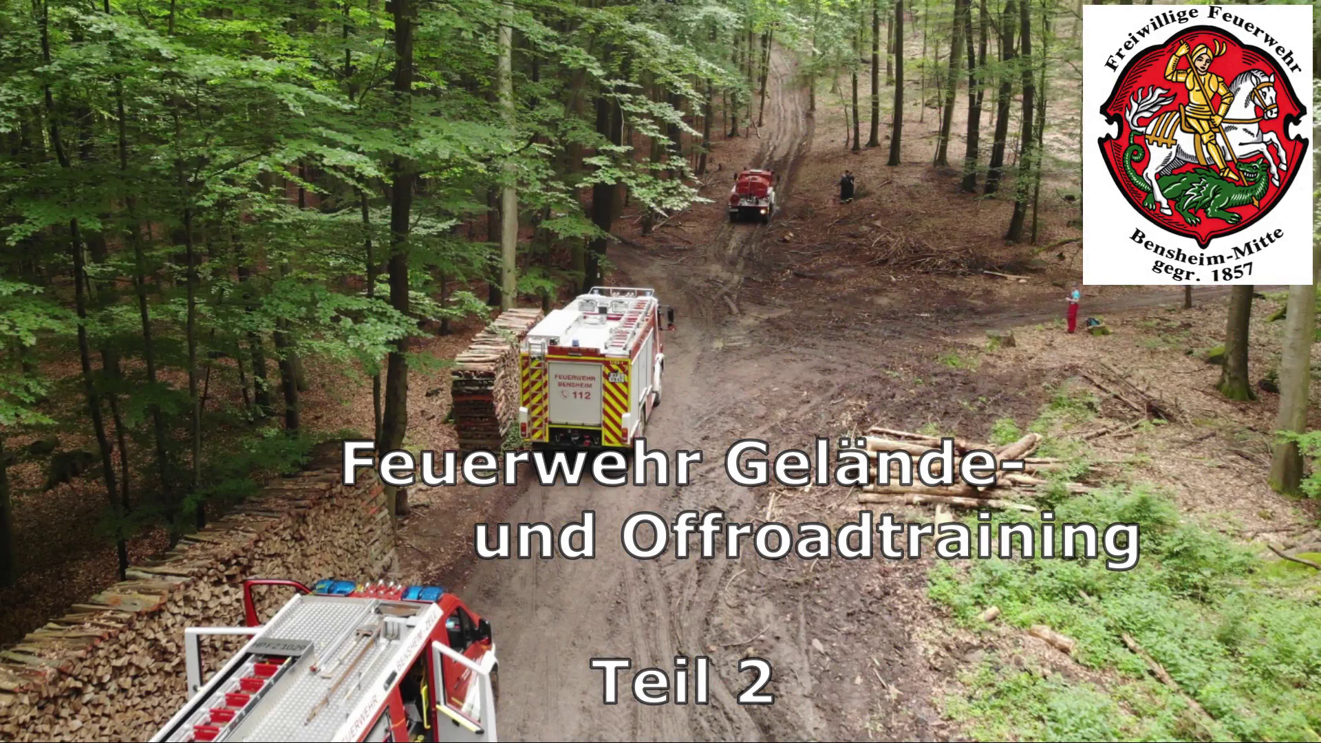 Video vom Geländefahrtraining der Feuerwehren der Stadt Bensheim Teil 2