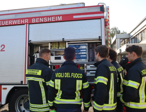 Feuerwehr Riva del Garda besucht die Feuerwehr Bensheim-Mitte