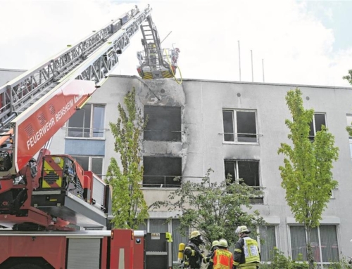 Großbrand im ehemaligen Allee-Hotel
